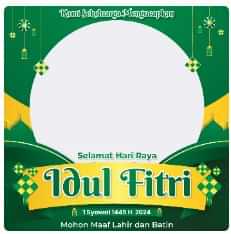 bingkai twibbon hari raya idul fitri 1445 h