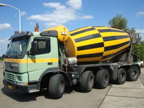 gambar truk molen Volvo FM 2850 WDG 15 CUB