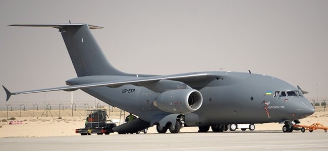 Антонов Ан-178 в експозиції Dubai Airshow 2015