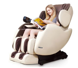 R Rothania Ospirit New Electric Full Body Shiatsu Massage Chair Recliner Straight I Track 3yr Warranty (Beige)