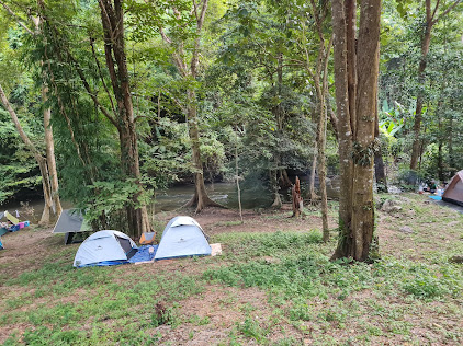 You can camp by the waterfall.