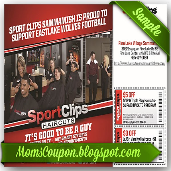 Get Sport Clips Coupons 2015 : (25% OFF MVP)  Free 