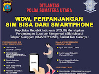 Dirlantas Poldasu Ajak Masyarakat Urus dan Perpanjangan SIM Dari Smartphone