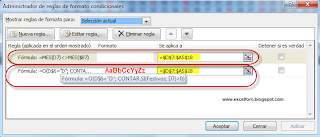 Calendario laboral en Excel.