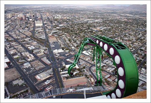stratosphere roller coaster. Stratosphere Thrill Rides in