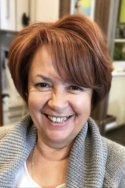 short hairstyles over 50 overweight