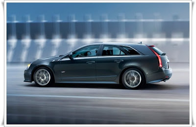 2011 cadillac cts v sport wagon side view