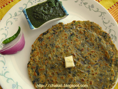 palak paratha, paneer paratha, oil free recipe, spinach paratha