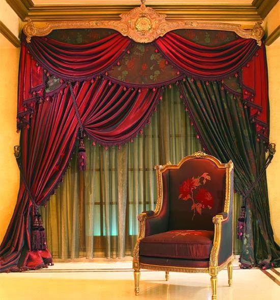 Sewing curtains living room 2014