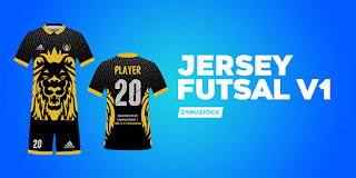 Mockup Jersey Futsal V1 PSD