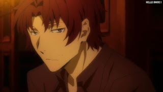 文スト 2期1話 織田作 Odasaku バー | 文豪ストレイドッグス アニメ 黒の時代 Bungo Stray Dogs Episode 13