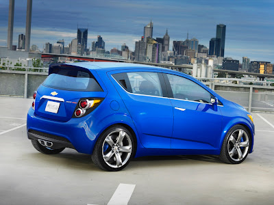 2010 Chevrolet Aveo RS Rear Side View