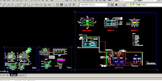 Detail Ruang Genset, Potongan A-A, B-B, C-C, D-D, E-E, F-F, Detail Ruang Trafo, Detail Fuel Storage, Skematik Fuel System