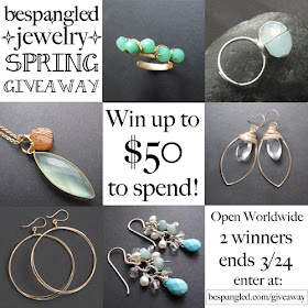 Bespangled Jewelry huge spring giveaway! Win up to $50 spending credit