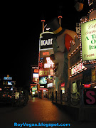 Boardwalk Las VegasSidewalk Night Looking South (royvegas boardwalk las vegas night sidewalk southward img )
