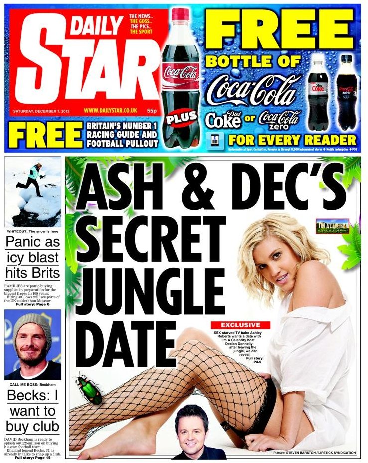 Tabloid Watch: Star's latest example of an 'embellished and inaccurate' headline