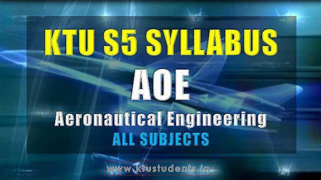 KTU Aeronautical Engineering s5 syllabus