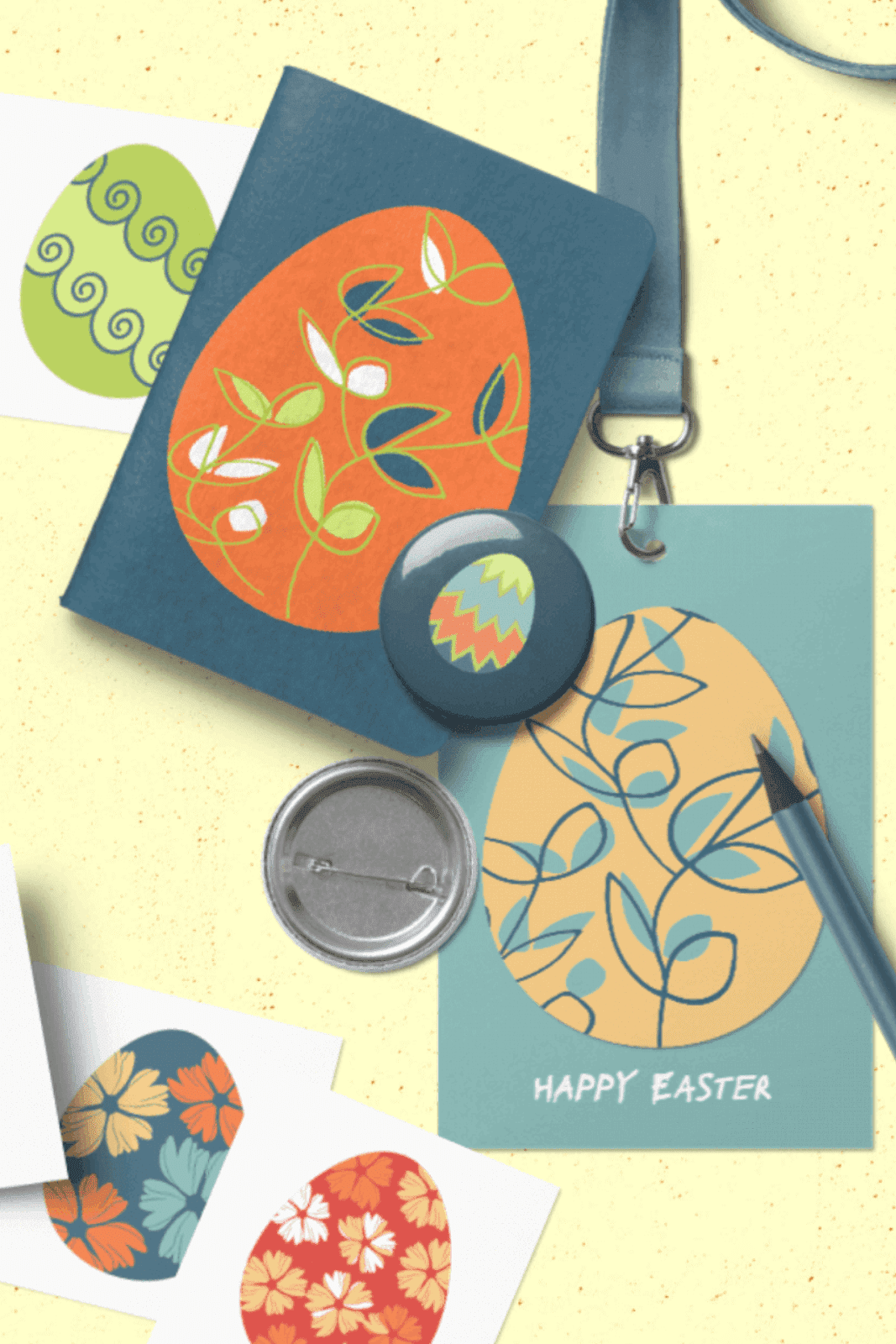 SET OF 32 EASTER EGS CLIPART PNG