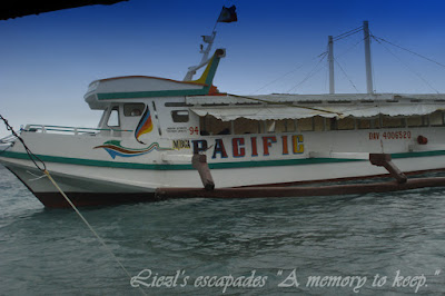 boat going to Samal