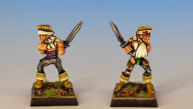 Elf Wardancer, Citadel Miniatures (1987, sculpted by Jes Goodwin, painted by M. Sullivan) 