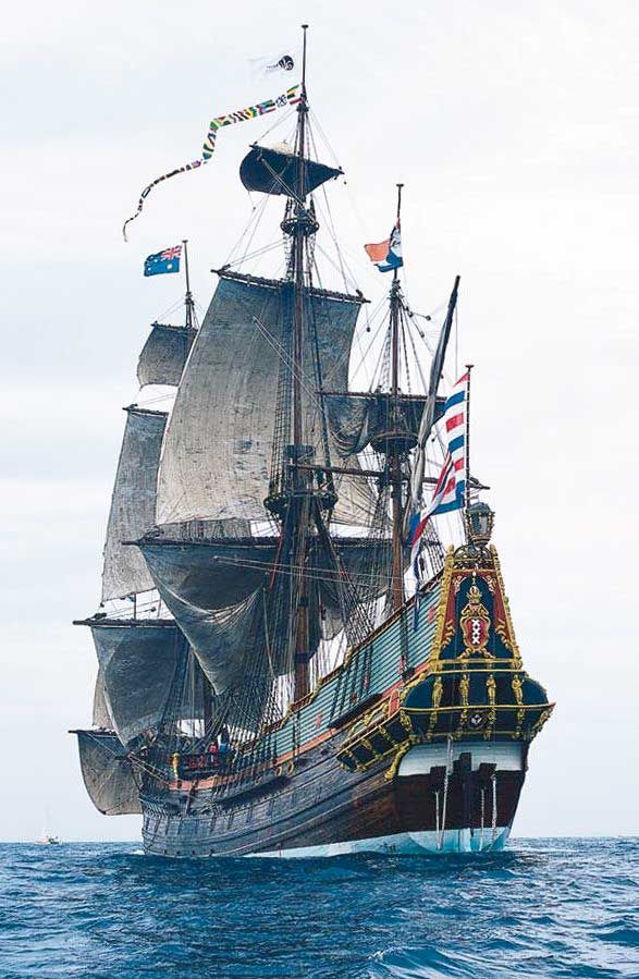 East Indiaman ship. Used for shipping cargo within the East India Trading Co.