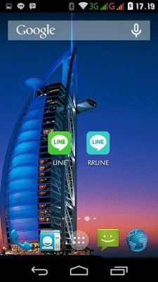 Download Line Clone Apk Theme Blue Style Terbaru