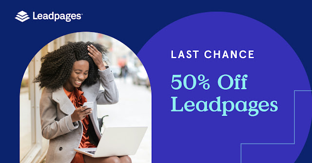 Get 50% Off Leadpage - Cyber Monday Offer