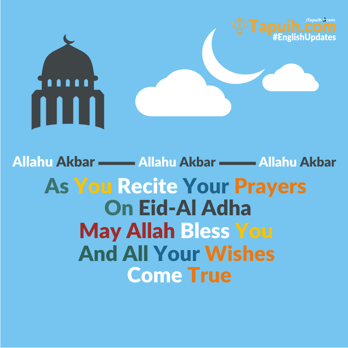 Quotes Hari Raya Idul Adha 1440H/2019 Captions TERBARU Bahasa Inggris