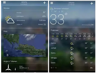 Aplikasi cuaca terbaik