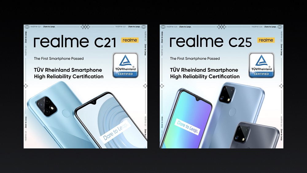 realme C21 and realme C25