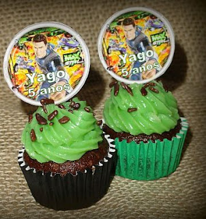 Cupcakes de Max Steel