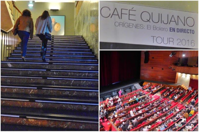 Teatro de la Laboral antes del concierto de Café Quijano el 23 de enero de 2016 en Gijon 