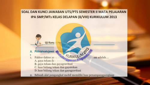 Soal PTS SMP IPA Kelas 8 K13 Kurikulum 2013 Revisi Semester 1 Media Genggaman