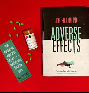 Photo of audiobook with stethoscope and Bookstagram photo with pills. Operation Awesome #20Questions in #2020 of #NewBook Debut Author Joel Shulkin MD