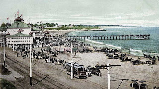 santa cruz california beach in 1904