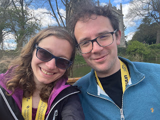 Selfie of John and me on the boat ride.