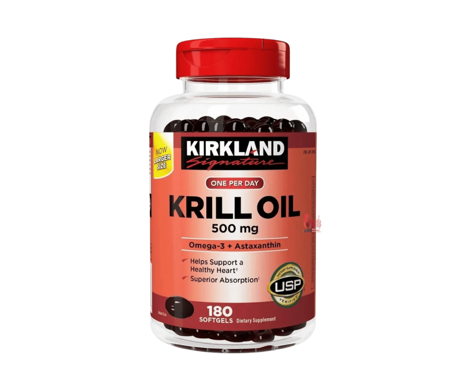 Dầu nhuyễn thể Kirkland Krill Oil 500mg 160 viên của Mỹ