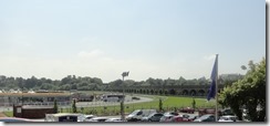 Roodee Horse Race Track in Chester, England
