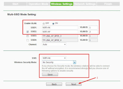 TP-Link WA-801ND Wireless Setting