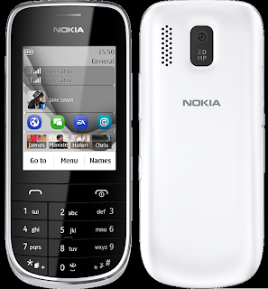 Nokia Asha 202 Silver White