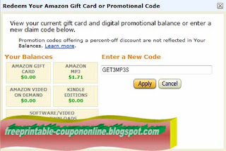 Free Printable Amazon Coupons