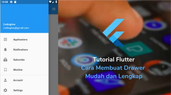 Tutorial Flutter Cara Membuat Drawer Praktis dan Lengkap Tutorial Flutter Cara Membuat Drawer Praktis dan Lengkap