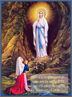 Resultado de imagen de Comentario: "NUESTRA SEÑORA DE LOURDES"¿A QUIÉN SE APARECE LA VIRGEN?