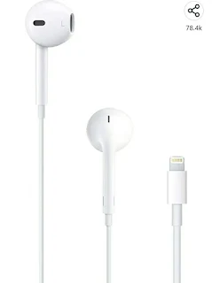 Apple EarPods Headphones with Lightning Connector.