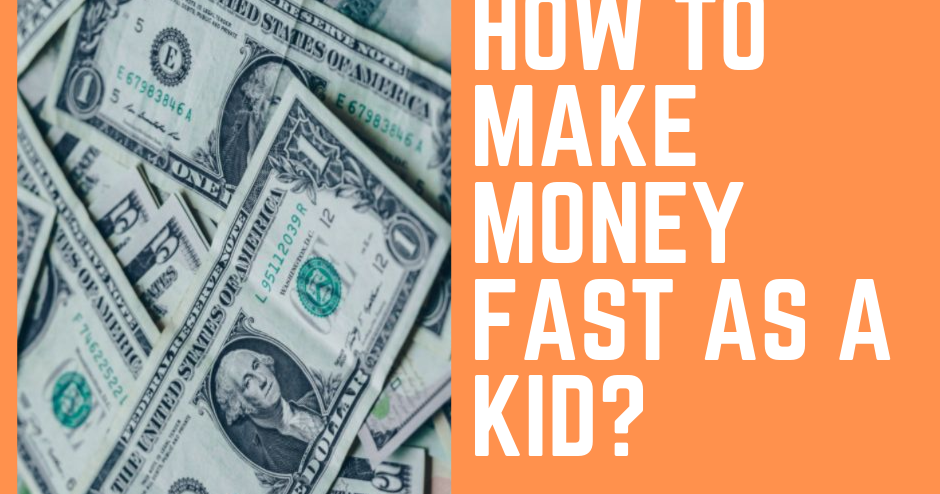 how can a kid make money fast through stock market