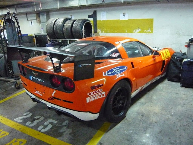 雖然車身仍未貼上編號，但相信這便是另一部參賽之81號Corvette。