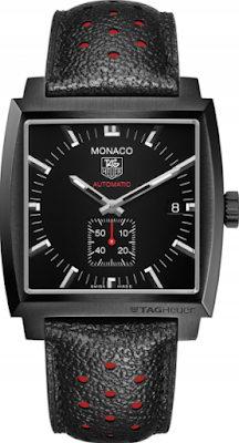 TAG HEUER MONACO CALIBRE 6 AUTOMATISCH FULL SCHWARZ 37 MM UHR WW2119.FC6338