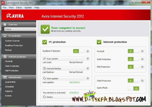 Avira Internet Security 2012 12.0.0.849