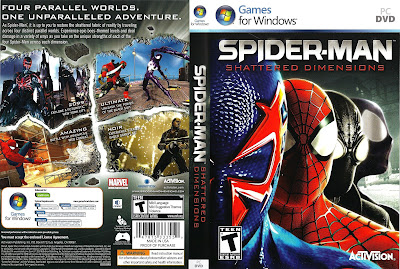 Jogo Spider-Man Shattered Dimensions PC DVD Capa