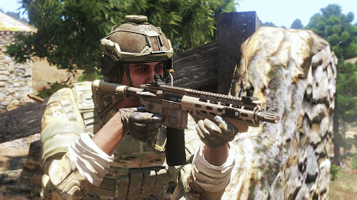 Arma3用のCAG HK416 (Geiselle SMR) アドオン